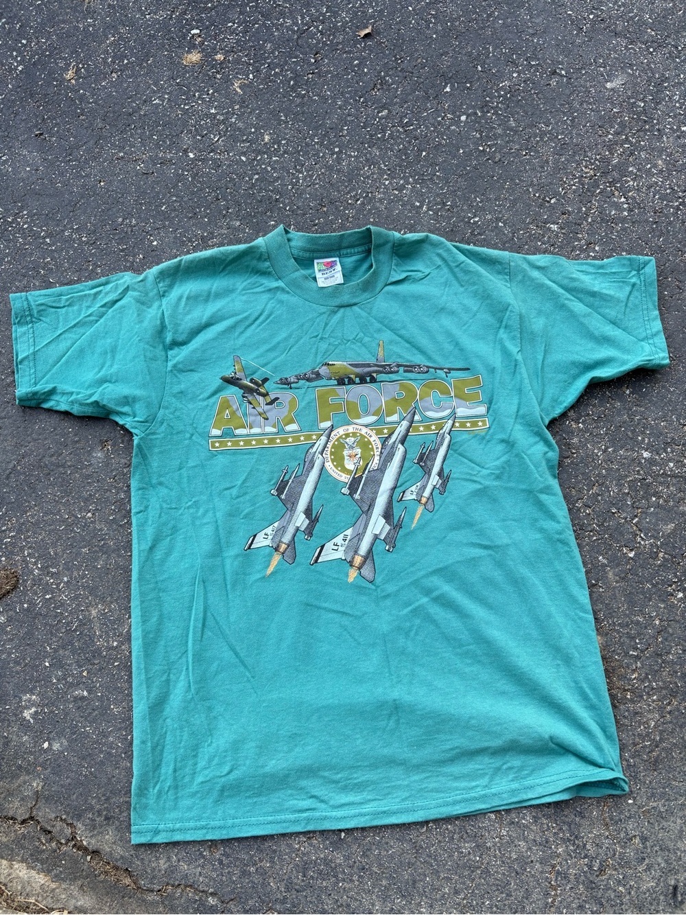 US Air Force Fighter Jet Graphic Tee